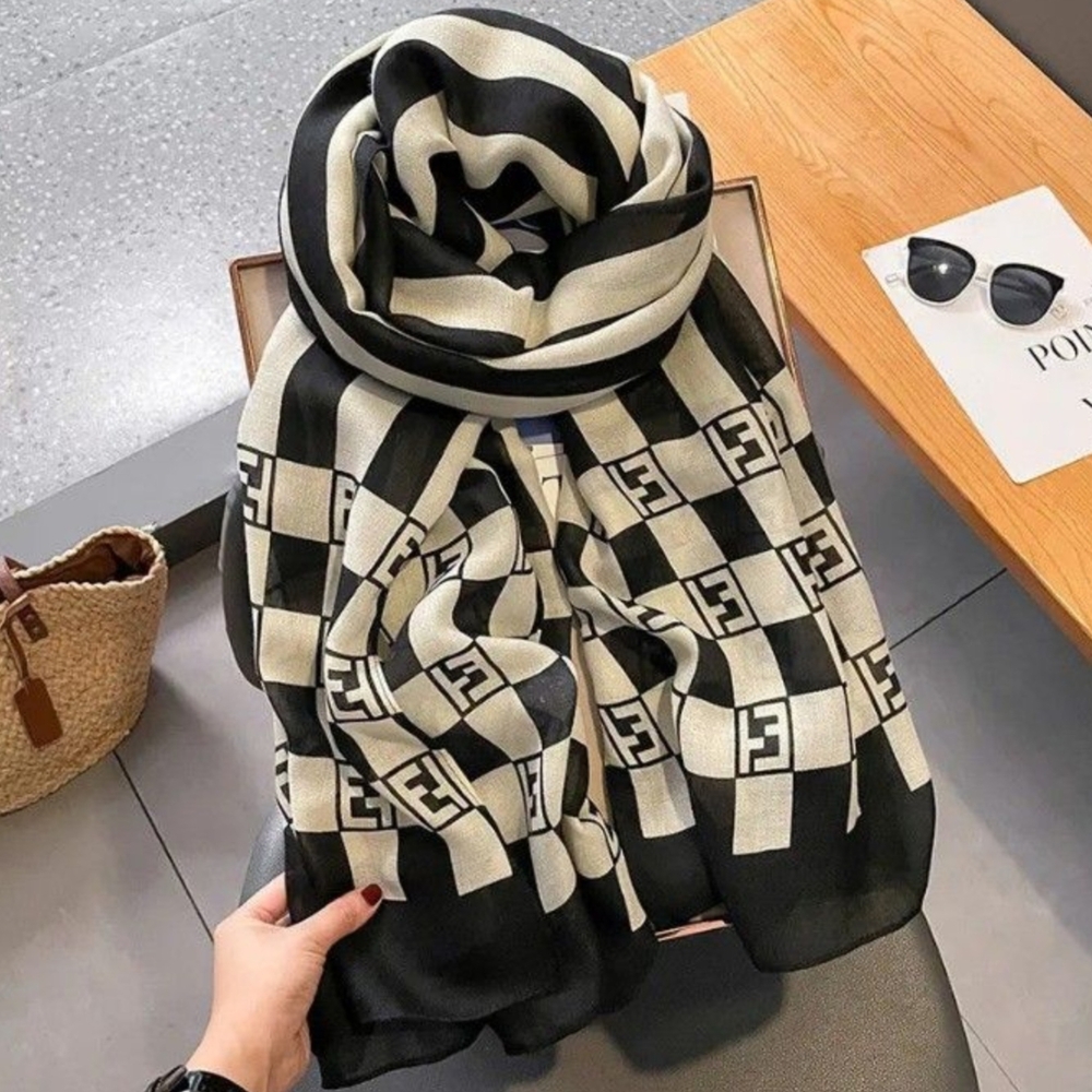 Elegant F Scarf